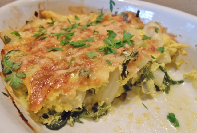 Karola's Kitchen - asperges en rucola met parmezaan in de oven