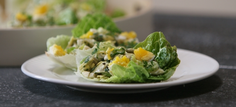 Karola's Kitchen - slaschepjes met eiersalade
