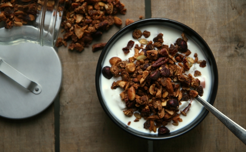 granola met appel en kaneel