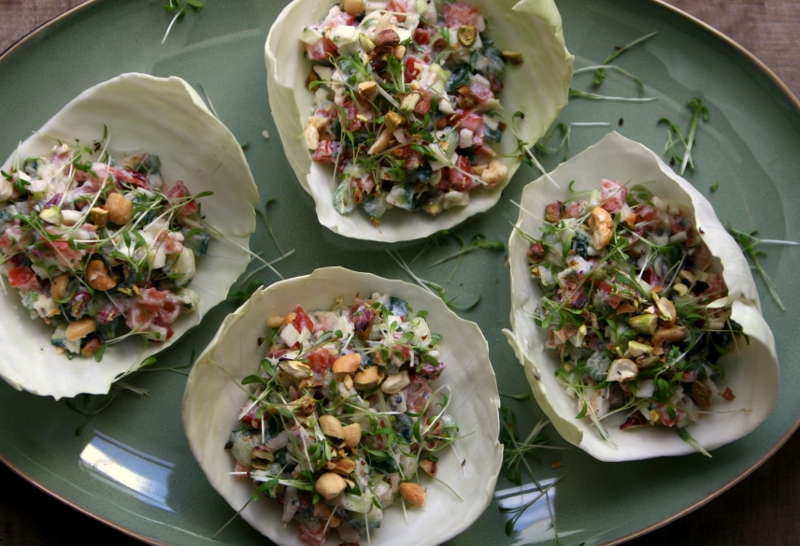 Karola's Kitchen - zomerse witte kool wraps