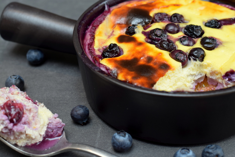 Karola's Kitchen - Gebakken ricotta met bosbessen