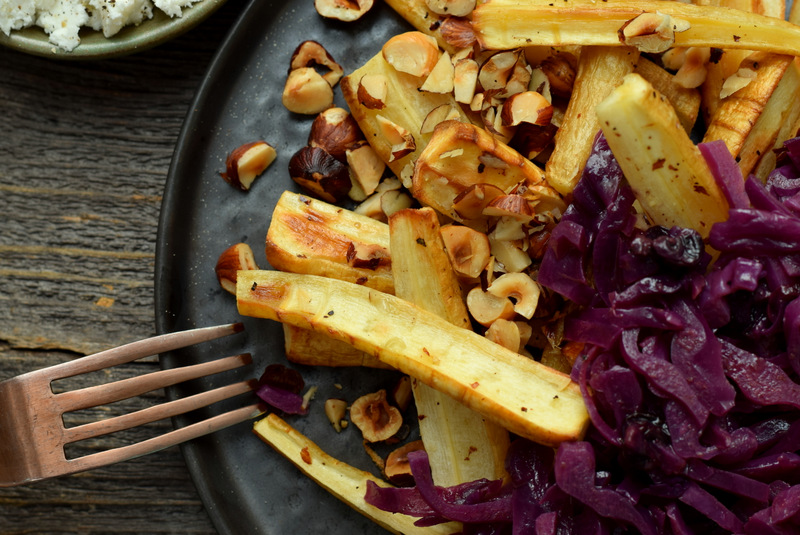 Karola's Kitchen - Rode kool en pastinaak