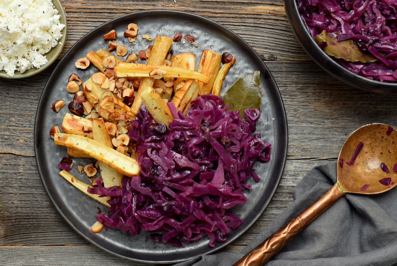 Karola's Kitchen - Rode kool en pastinaak