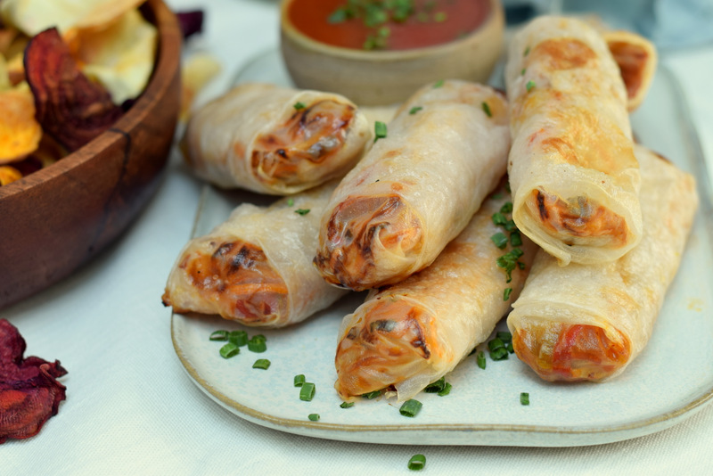 Karola's Kitchen - Loempia's uit de Airfryer