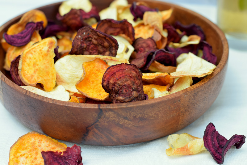 Karola's Kitchen - Regenboogchips uit de Airfryer