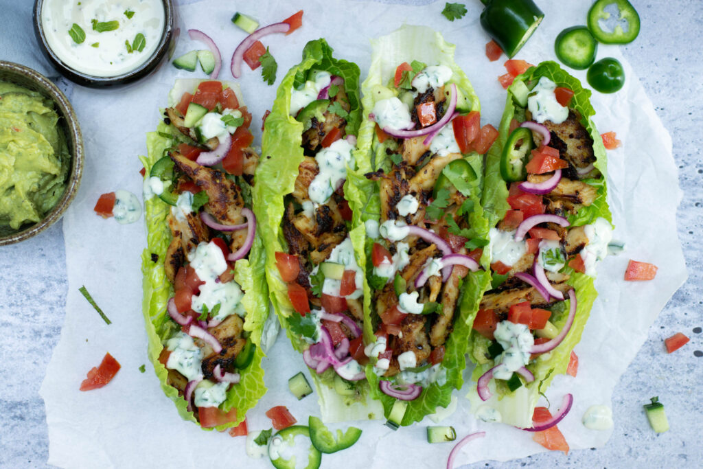 Karola's Kitchen - Slawraps met 'kip'